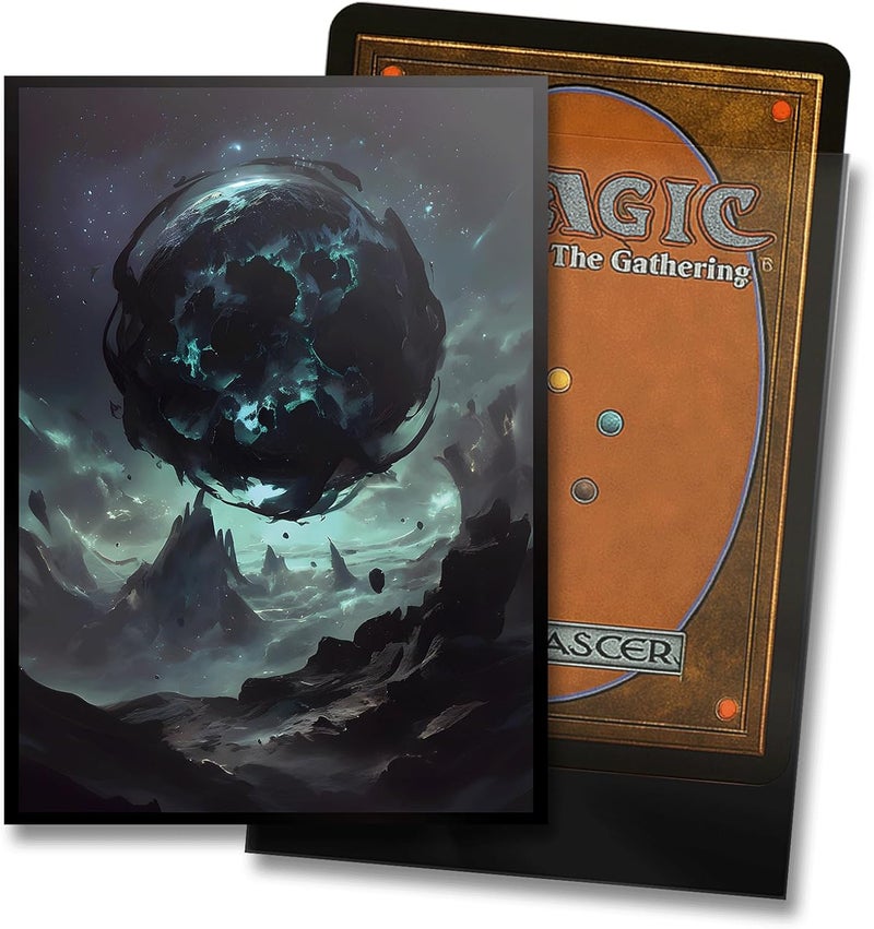 Kiiransr MTG Card Sleeves - Swamp - Planet Basic Lands Series - Ultra Clear Front & Matte Finish Back, 100 Count Standard Size Matte Art Sleeve for Magic The Gathering - Image 2